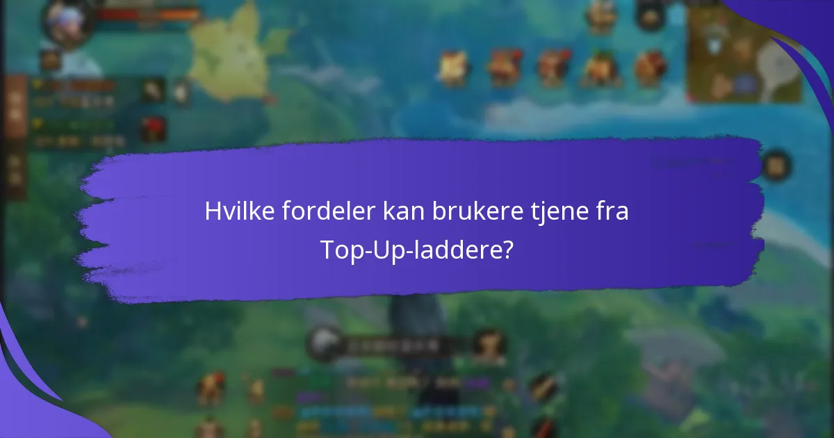 Hvordan kan brukere gjøre fremskritt gjennom Top-Up-ladder-trinn?